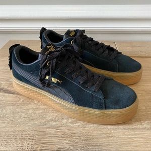 Puma Smash Platform Frill Softfoam Trainers